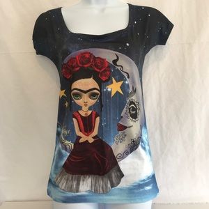 Frida Kahlo de Rivera T shirt size XS